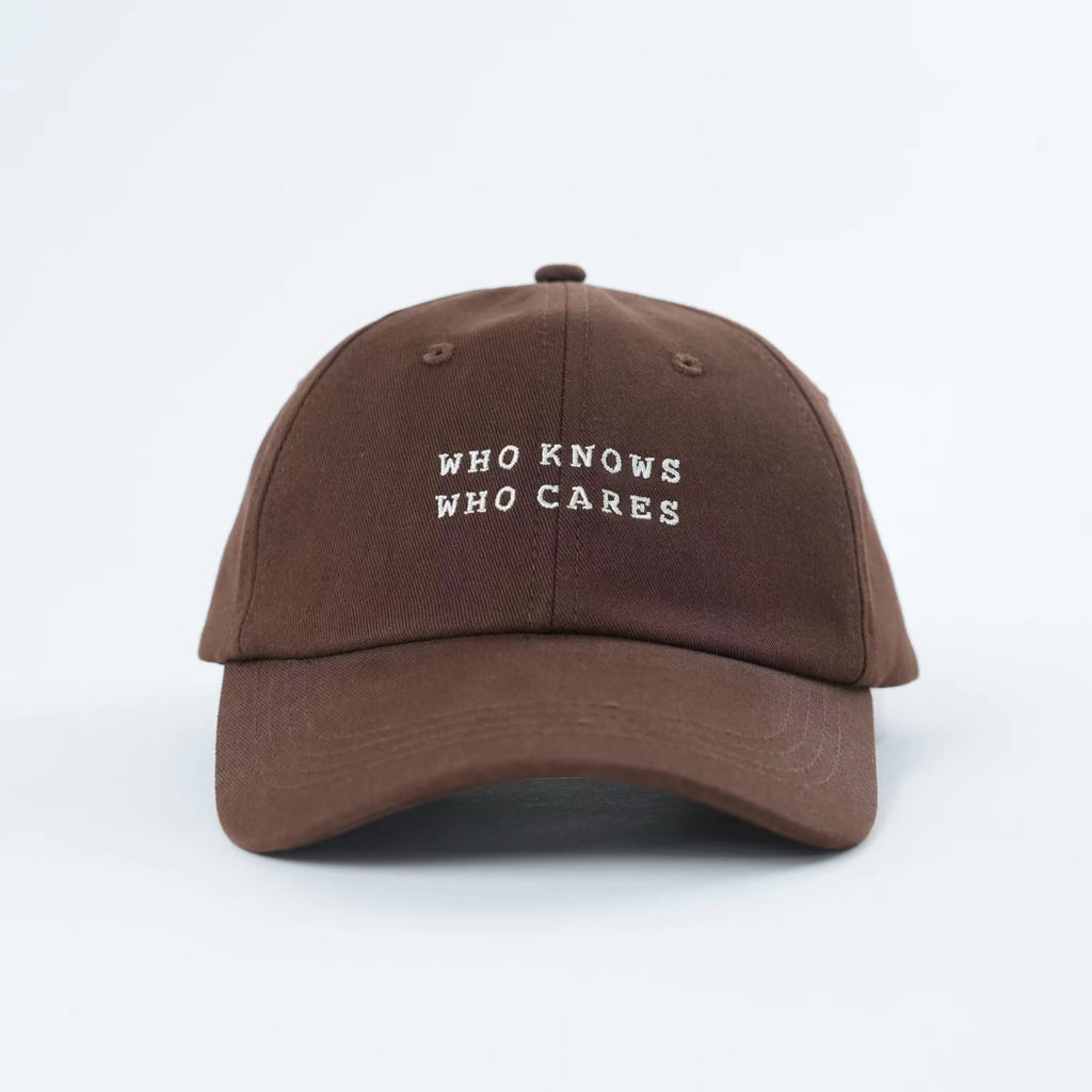 "Who Knows, Who Cares" Cap