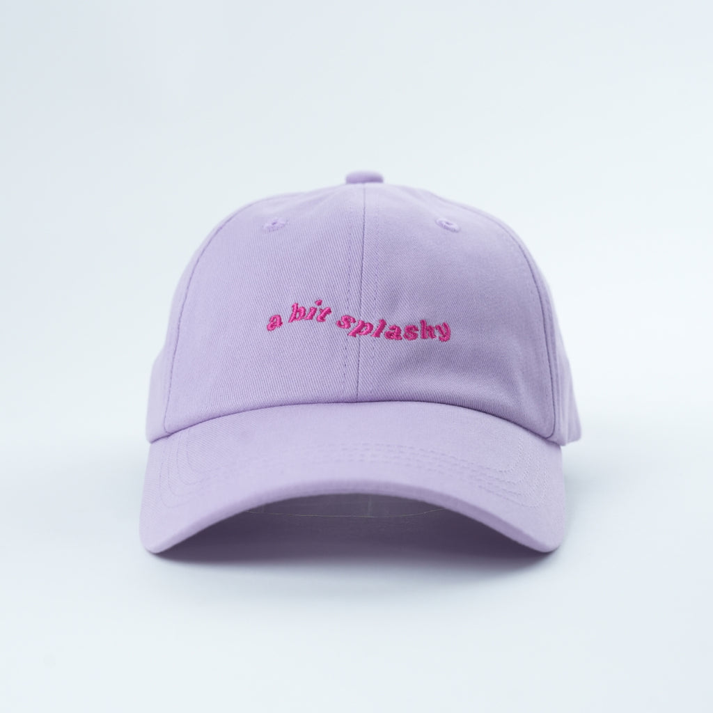"A Bit Splashy" Cap - Lilac