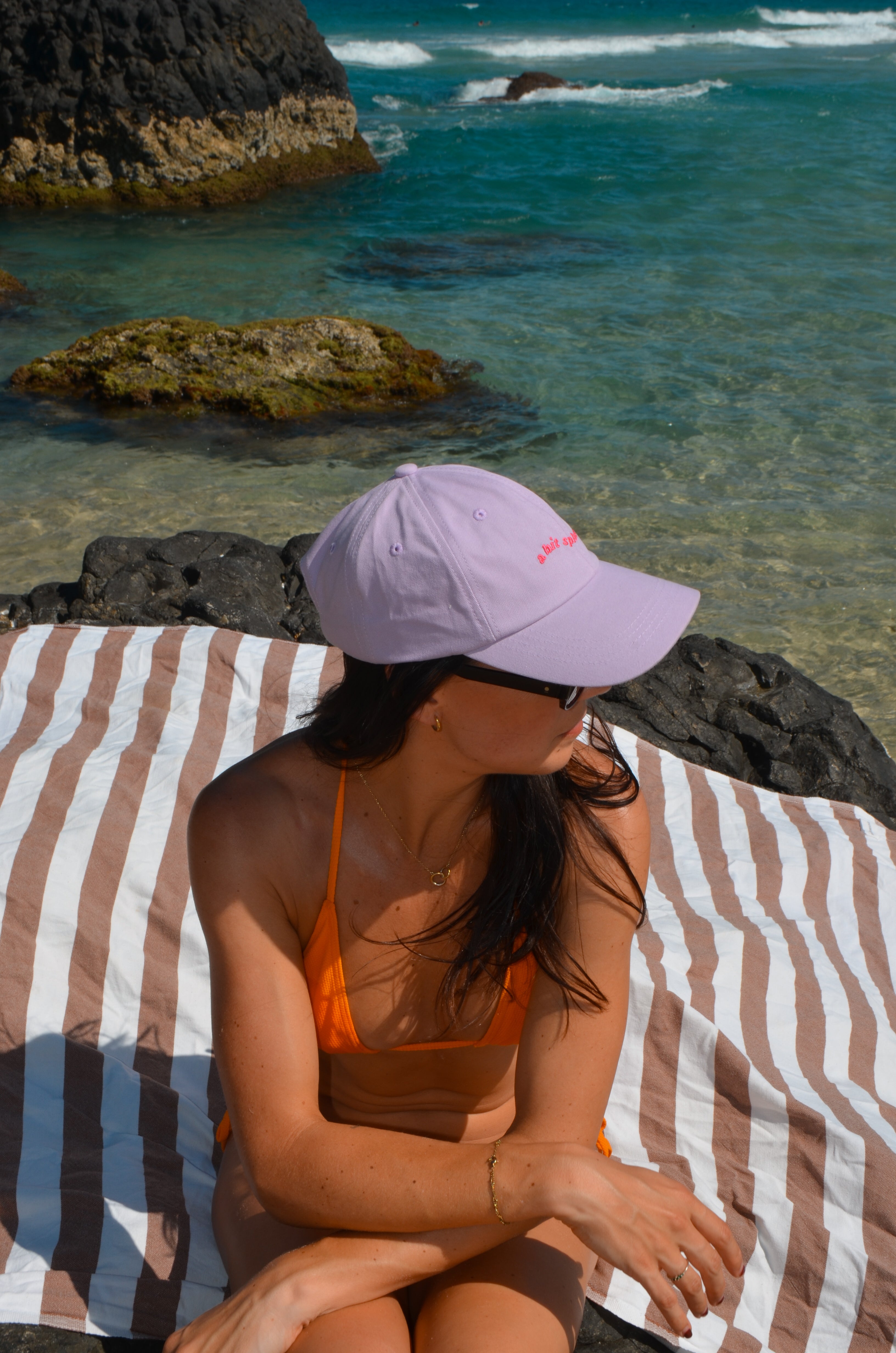 "A Bit Splashy" Cap - Lilac